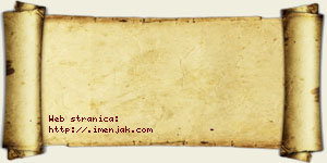 Jovana Ćatić vizit kartica